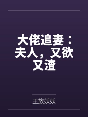 大佬追妻：夫人，又欲又渣