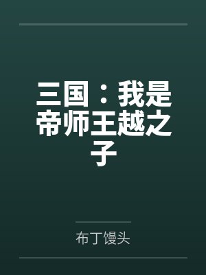 三国：我是帝师王越之子