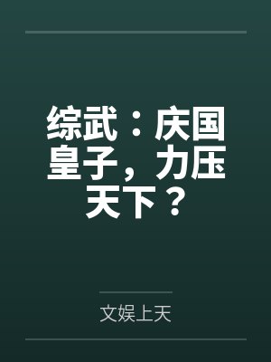 综武庆国皇子力压天下