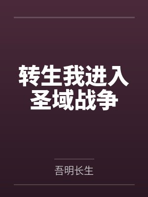 转生我进入圣域战争